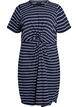 Kleid aus Baumwolle mit Twist-Detail, Blau, Packshot image number 0