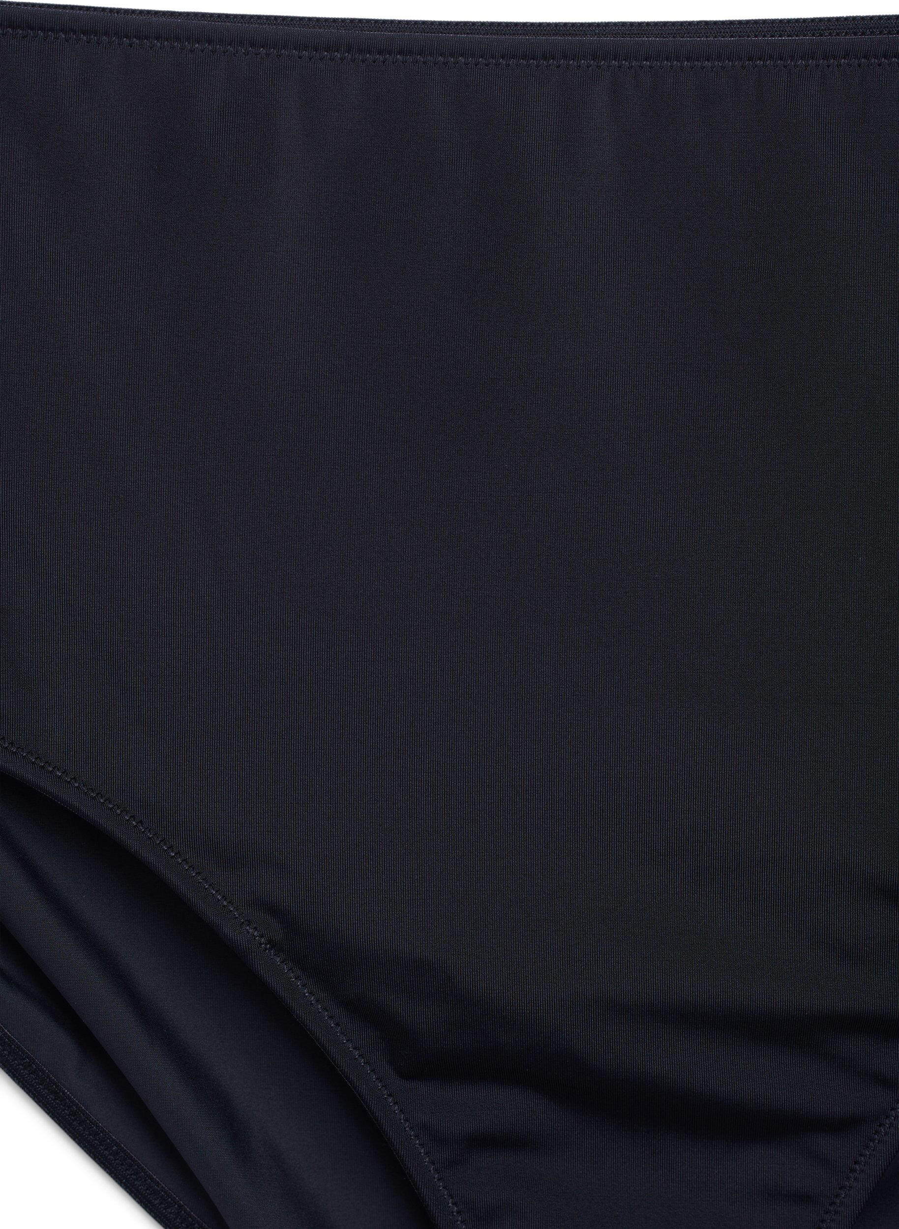 Zizzi Slips aus Mikrofaser mit Innentasche, Schwarz, Packshot image number 2