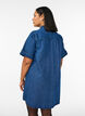 Denimkleid mit kurzen &Auml;rmeln und Kn&ouml;pfen, Blau, Model image number 2