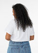 T-Shirt aus Bio-Baumwolle mit Strand-Print, Wei&szlig;, Model image number 2