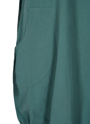 Kurzarm Kleid aus Baumwolle, Sea Pine, Packshot image number 3