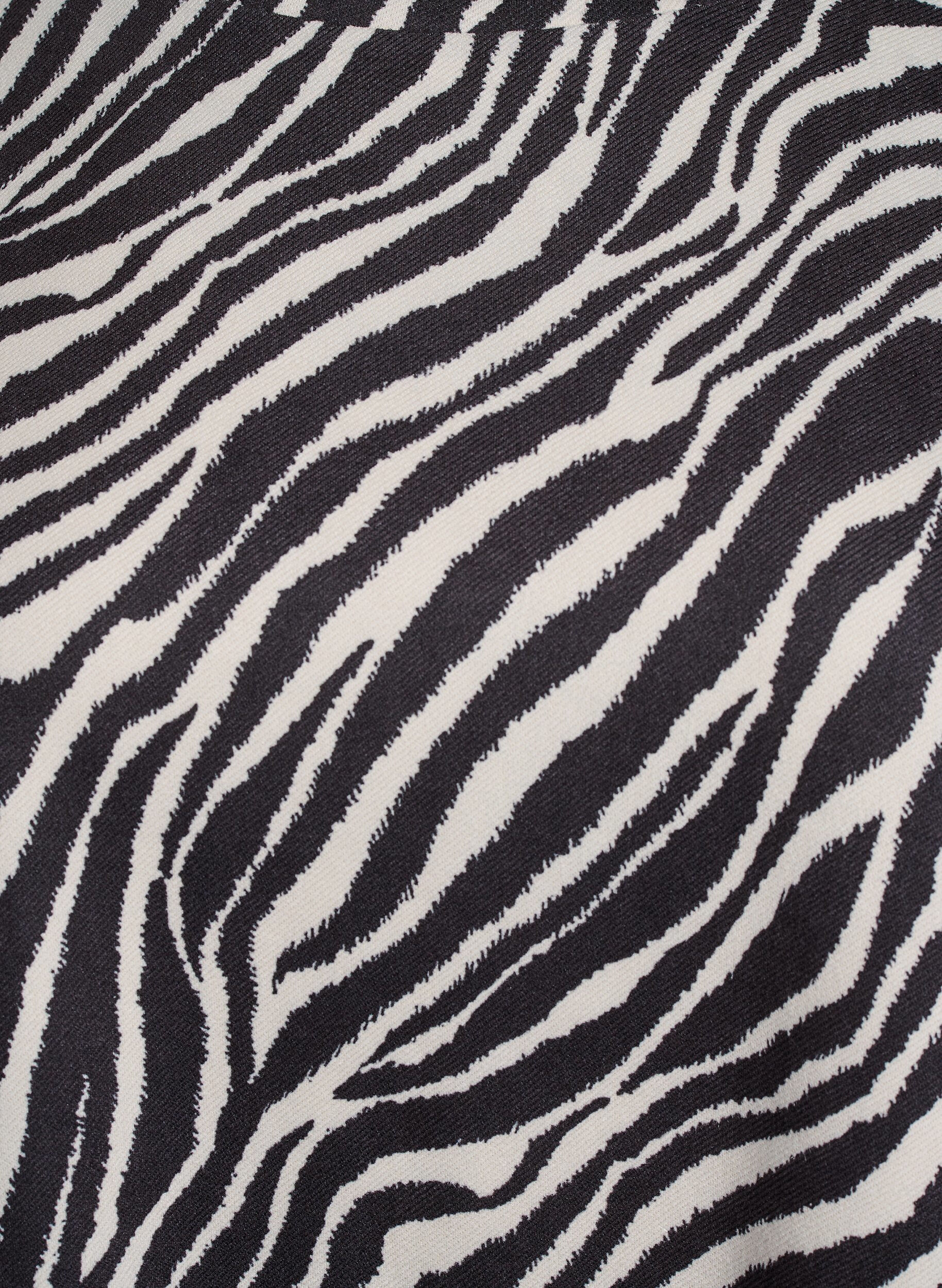 Zizzi Kurzes A-Linien-Kleid mit 7/8-&Auml;rmeln, Schwarz, Packshot image number 2