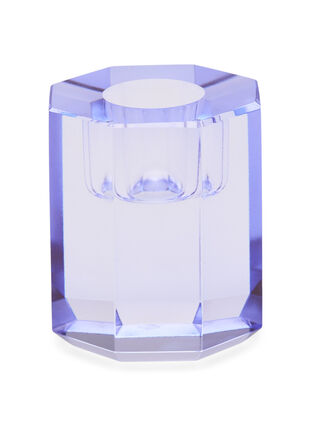 Kristall Kerzenhalter , Blue, Packshot image number 0