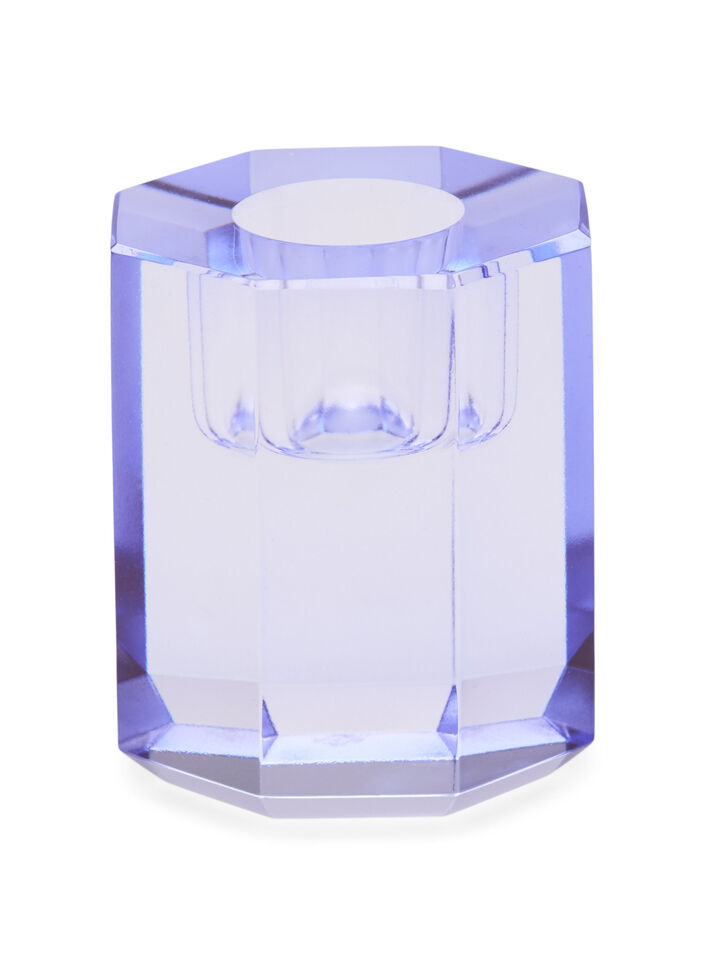 Kristall Kerzenhalter , Blue, Packshot