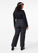 Skihose mit Taschen und verstellbarer Taille, Schwarz, Model image number 1