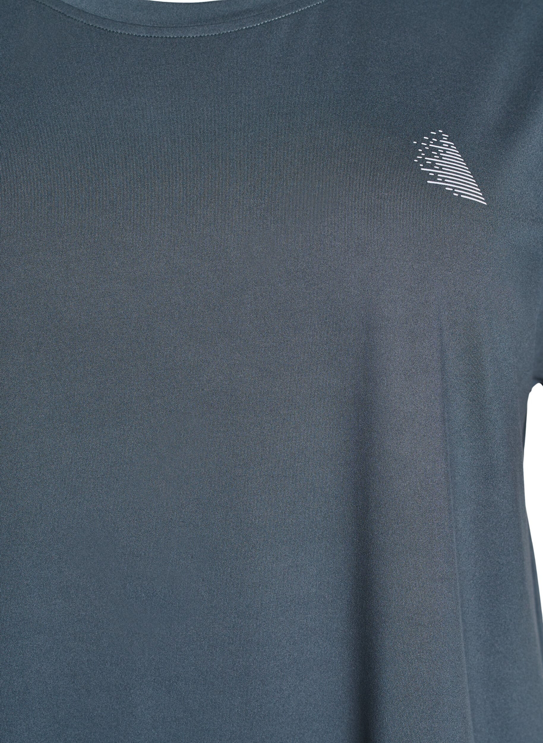 Zizzi Einfarbiges Trainings-T-Shirt, Gr&uuml;n, Packshot image number 2