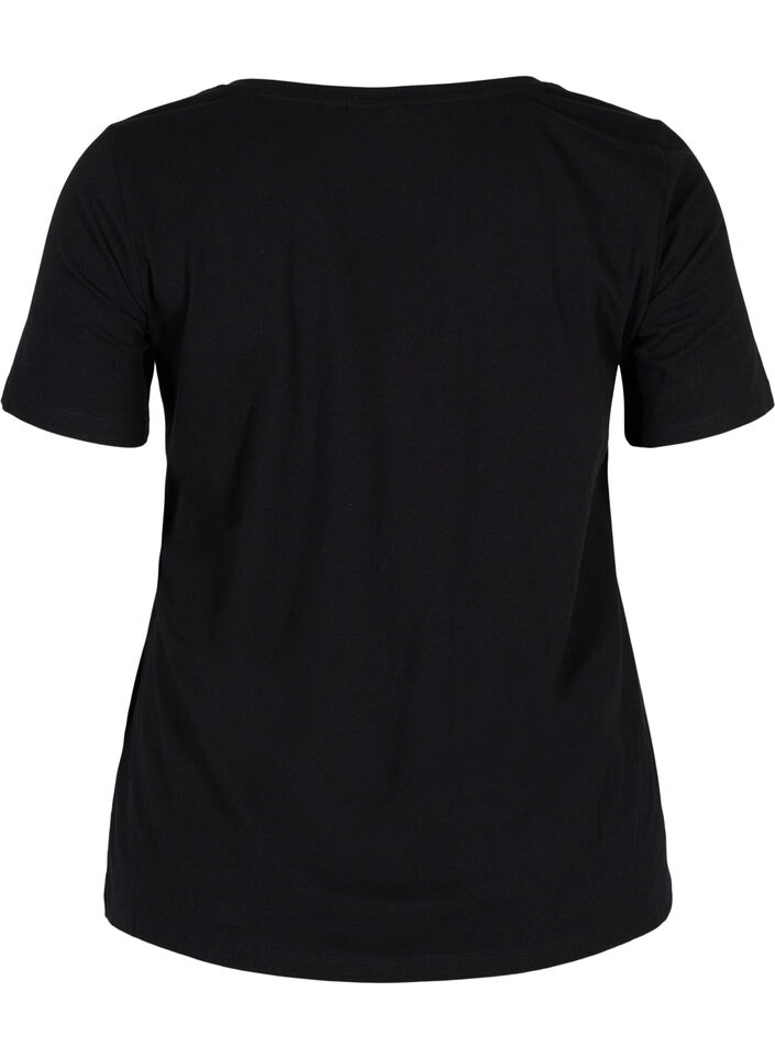 Basic T-Shirt, Schwarz, Packshot image number 1