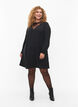 Kleid mit Spitzendetails, Black, Model image number 2