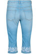  Amy Capri-Hosen mit hoher Taille und Stickerei, Light blue denim, Packshot image number 1
