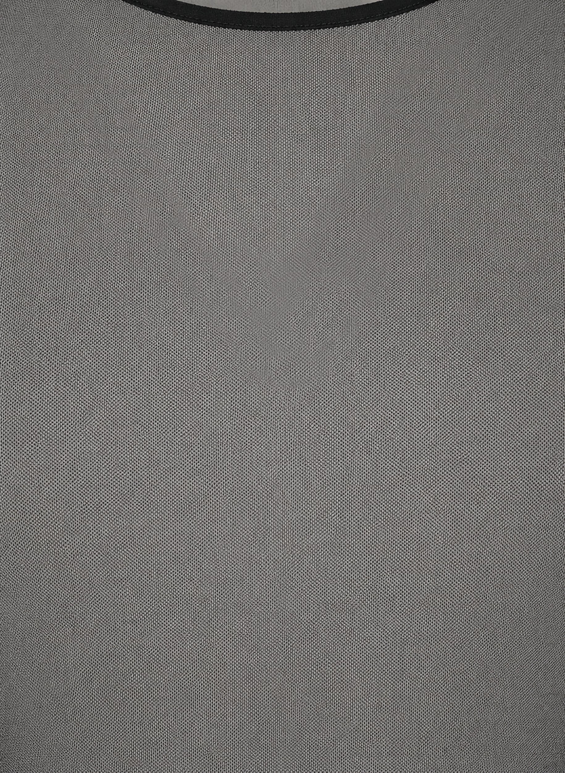 ZizziMeshbluse mit langen &Auml;rmeln, Schwarz, Packshot image number 2