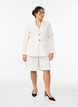 Spitzenblazer mit Knopfverschluss, Vanille, Model image number 1