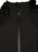 Kurze Softshell-Jacke mit abnehmbarer Kapuze, Schwarz, Packshot image number 2