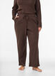 Pyjamahose aus Bio-Baumwolle mit Lochstickerei, Braun, Model image number 3
