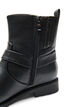 Kurzer Bikerstiefel, Schwarz, Packshot image number 2