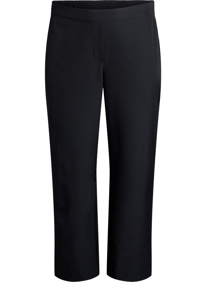 Lockere Hose mit Taschen, Schwarz, Packshot image number 0