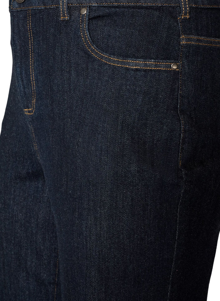 Straight Fit Kiana Jeans mit hoher Taille, Blau, Packshot image number 2