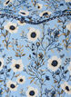 Gebl&uuml;mte Bluse mit kurzen &Auml;rmeln, Blau, Packshot image number 2