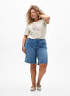 T-Shirt mit Print, Vanille, Model image number 1