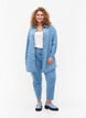 Mille Mom Fit Jeans mit Print, Light blue denim, Model image number 0