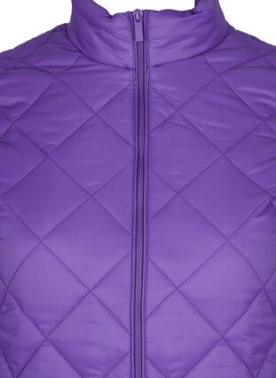 Gesteppte Leichtgewichtsjacke mit Reißverschluss und Taschen, Ultra Violet, Packshot image number 2