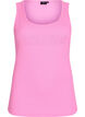 Schmal geschnittenes Tank-Top mit Strasssteinen, Pink, Packshot image number 0
