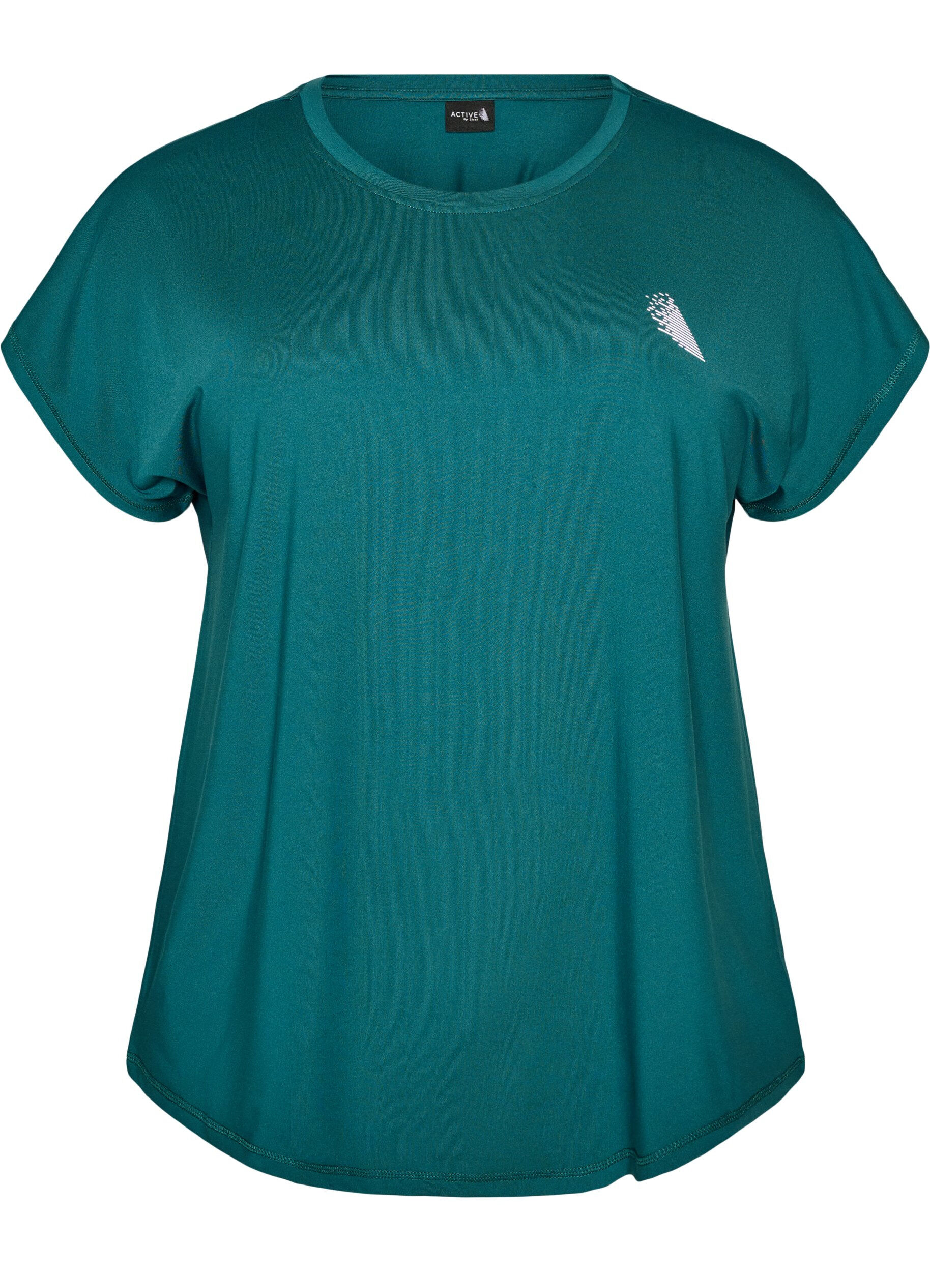 Einfarbiges Trainings-T-Shirt