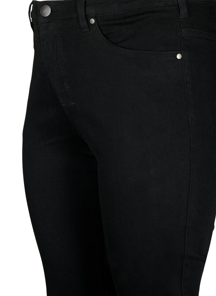 Emily Schmale Passform Denim-Caprihose, Black, Packshot image number 2