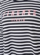 Geblümte Bluse mit Muster, White w.Black Stripe, Packshot image number 2