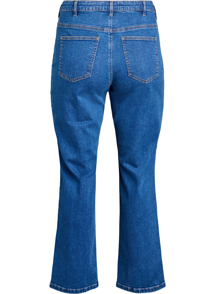 Gemma Jeans mit hoher Taille in Regular Fit, Blau, Packshot image number 1