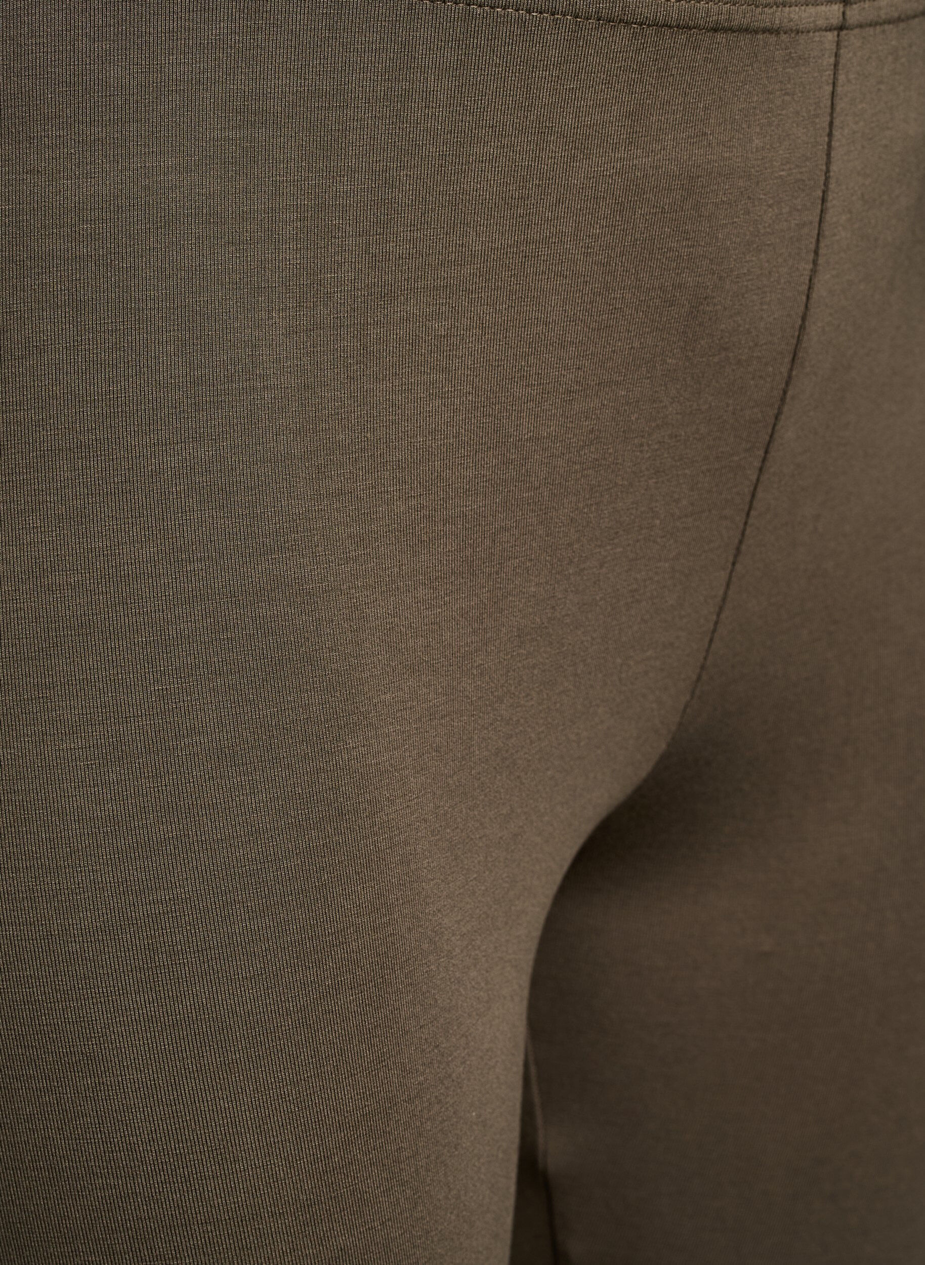 ZizziBasic Leggings aus Viskose, Gr&uuml;n, Packshot image number 2