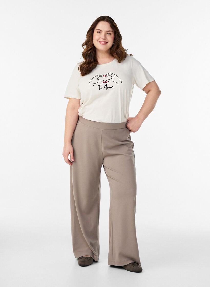 FLASH - T-Shirt mit Print, Wei&szlig;, Model image number 1