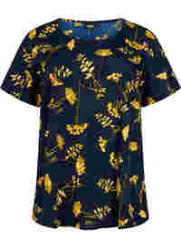 FLASH - Bluse mit kurzen Ärmeln und Print