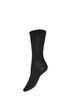 Gerippte Socke aus Baumwolle, Schwarz, Packshot image number 0