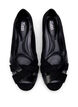Spitz zulaufende Ballerina-Schuhe mit weiter Passform, Schwarz, Packshot image number 2