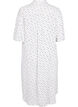 Gestreiftes Hemdkleid aus Viskose, White AOP, Packshot image number 1
