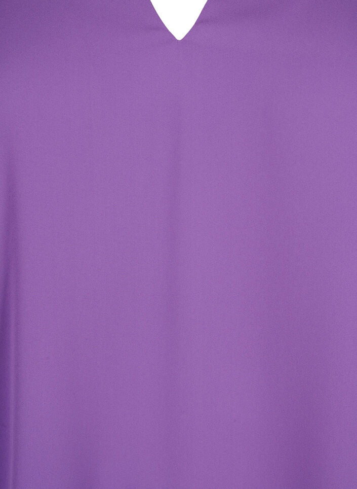  Langärmelige Bluse mit Falten am Rücken, Pansy, Packshot image number 2