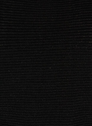 MCUBA, L/S Blouse, Black w/black lurex, Packshot image number 2