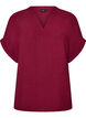 Lockere Bluse mit kurzen &Auml;rmeln, Rot, Packshot image number 0