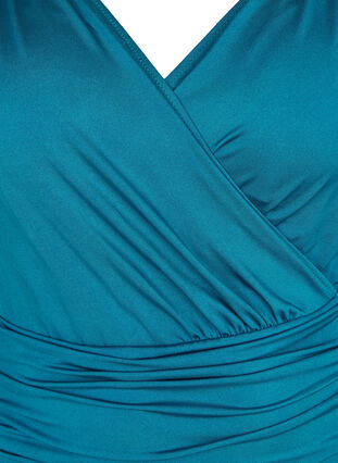 Badeanzug mit Wickeleffekt, Ink Blue, Packshot image number 2