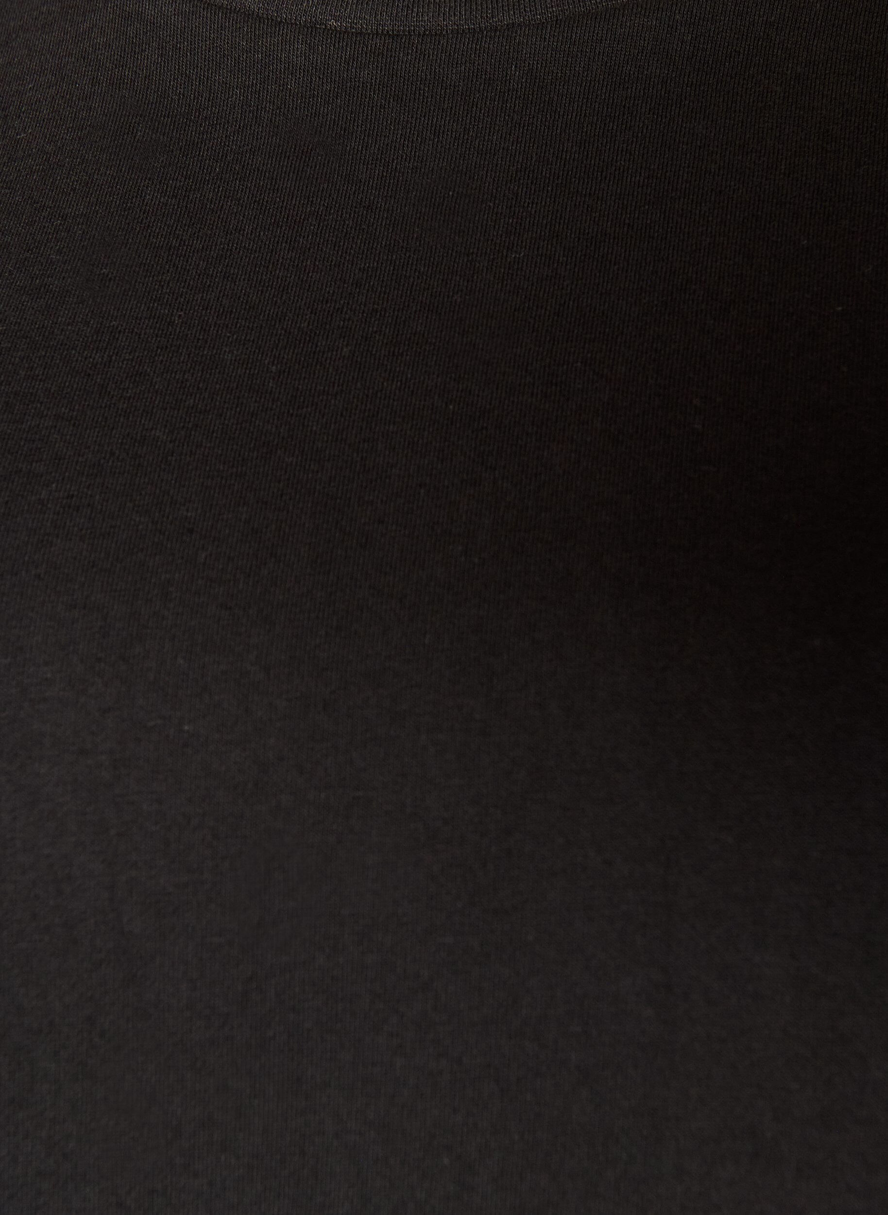 ZizziBasic T-Shirt mit langen &Auml;rmeln, Schwarz, Packshot image number 2