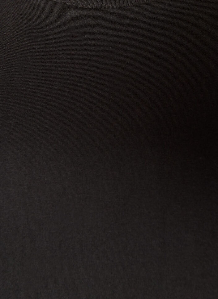 Basic T-Shirt mit langen &Auml;rmeln, Schwarz, Packshot image number 2