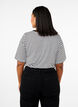 Gestreiftes T-Shirt aus TENCEL&trade; Lyocell, Wei&szlig;, Model image number 1