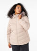 Kurze Steppjacke mit Kapuze, Beige, Model image number 0