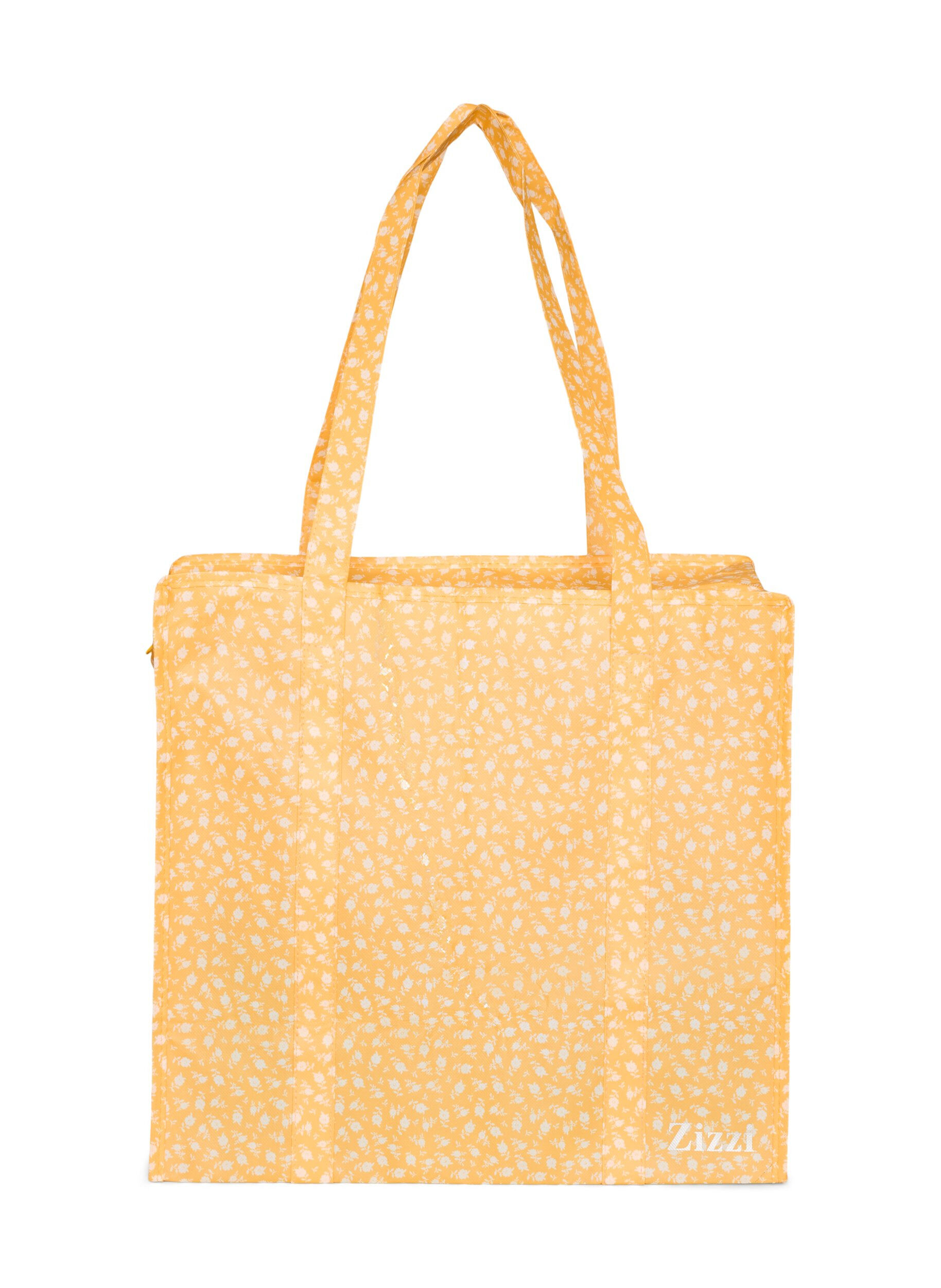 ZizziEinkaufstasche mit Rei&szlig;verschluss, Orange, Packshot image number 0