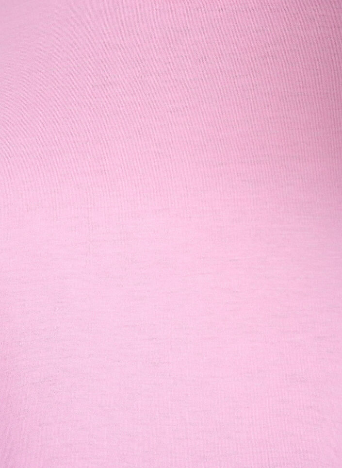 Kurz&auml;rmeliges T-Shirt aus einer Baumwollmischung, Pink, Packshot image number 2