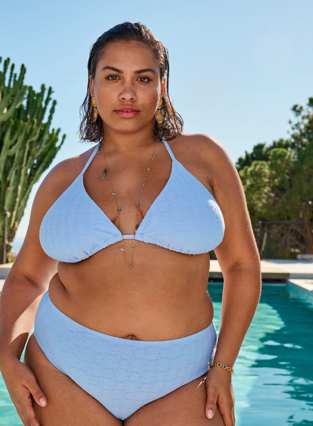 Zizzi Dreieckiger Bikini, , Model