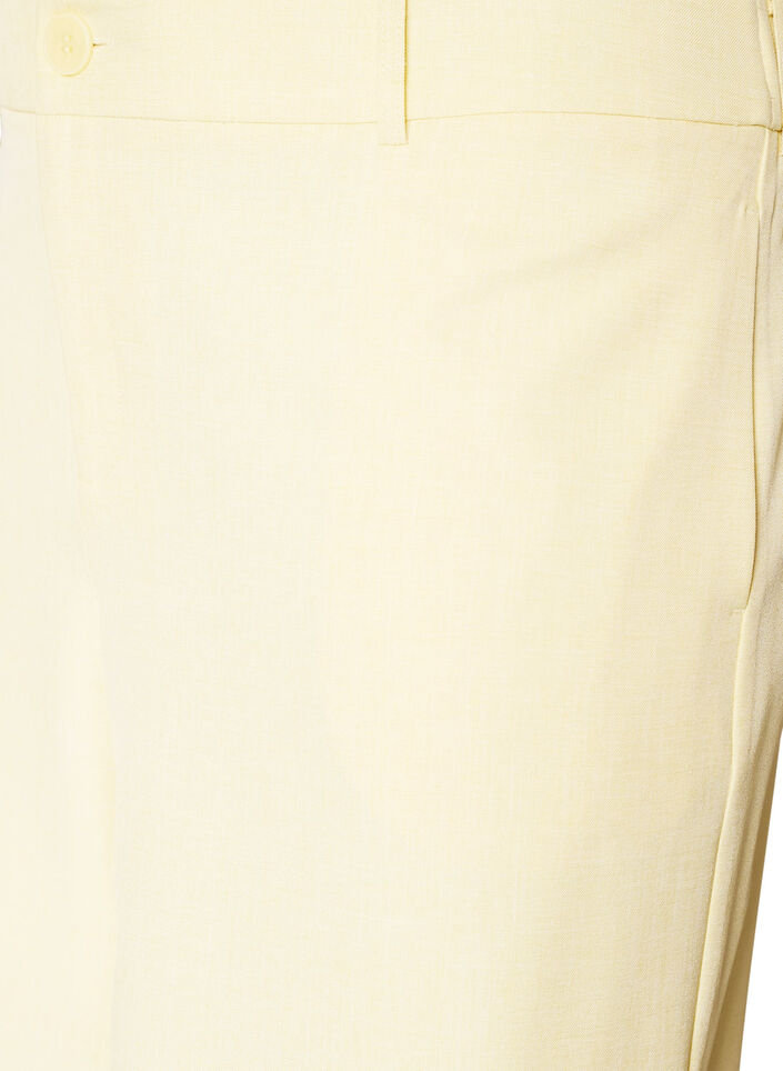 Lockere Bermudashorts mit hoher Taille, Gelb, Packshot image number 2