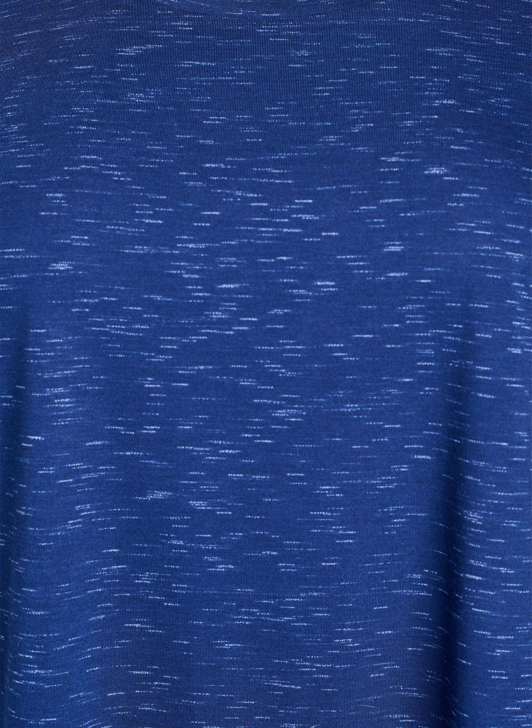 Zizzi Lockerer Trainingstop mit kurzen &Auml;rmeln, Blau, Packshot image number 2