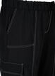 Cargohose mit Kontrastnähten, Black, Packshot image number 2