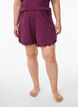 Top mit Spitzensaum, Dunkles Bordeaux, Model image number 3